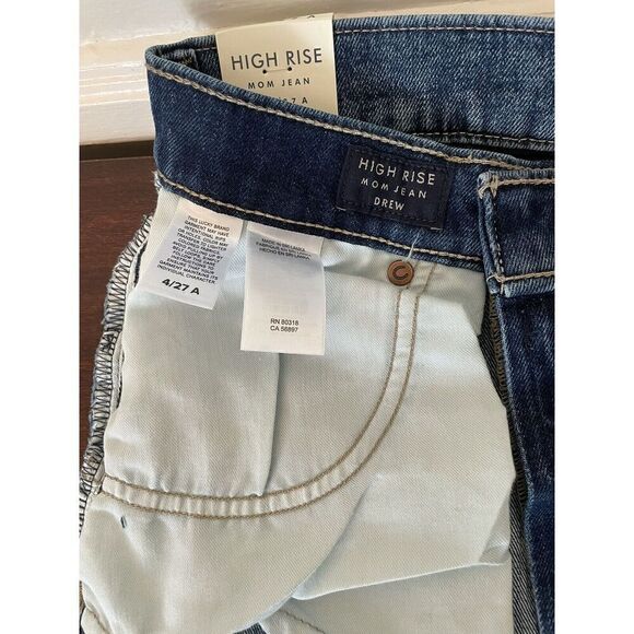 Lucky Brand drew high waist mom’s jeans size 26; 27;28;29;30 NWT - Picture 4 of 9